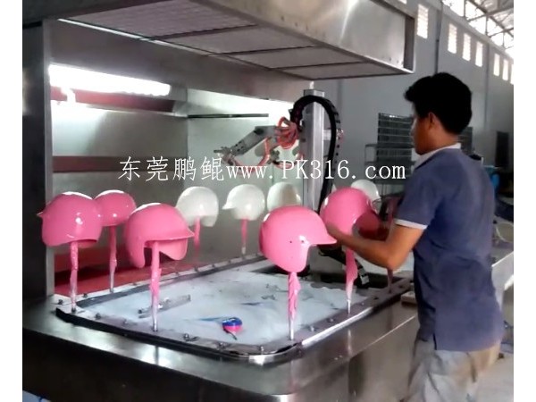 安全頭盔自動(dòng)噴涂機(jī)