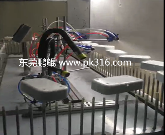 餐盒自動噴漆機.