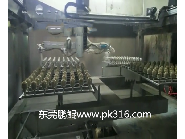 燈泡自動噴漆機.